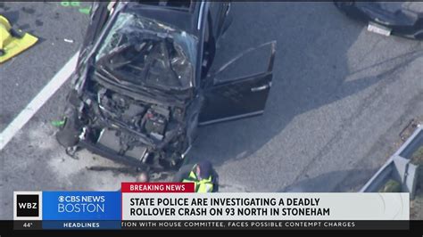 Fatal rollover crash on I-93 in Stoneham under investigation
